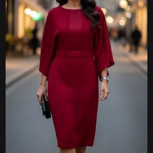 Carla by Rozanancio  Elegant Red Women's Dress